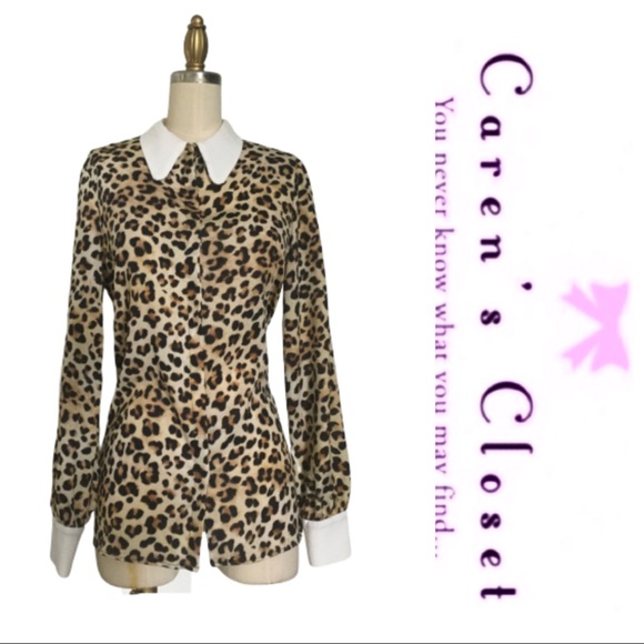 Zara Tops - Zara Leopard Print Blouse